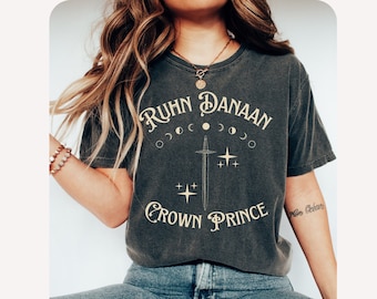 Ruhn Danaan Crown Prince Comfort Colors® tee OFFICIALLY licensed Sarah J. Maas SJM Merch ACOSF Crescent City shirt Acotar Throne of Glass