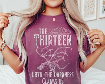 Throne of Glass Comfort Colors® shirt, The Thirteen Manon Blackbeak OFFICIALLY LICENSED Sarah J. Maas Sjm Tog Merch Smut Spicy Booktok tee