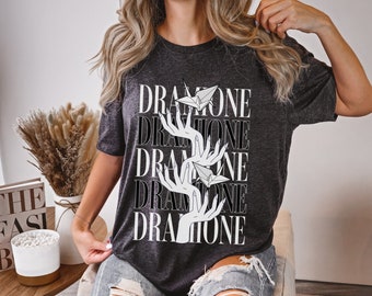 Chemise Dramione Manacled, tee-shirt Dramione Fanfiction, t-shirt vintage Wizard School Booktok Bookish merch, cadeau de vêtements Dark Academia pour lecteur