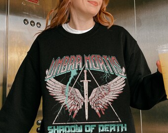 Umbra Mortis Crescent City sweatshirt Hunt Athalar OFFICIALLY licensed Sarah J. Maas sweater Bryce Quinlan SJM Merch House Of Earth & Blood