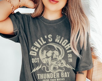 Devils Night Comfort Colors shirt, Four Horsemen tee, Dark Romance Bookish Booktok Smut spicy Smutty books Merch, Morally grey tshirt