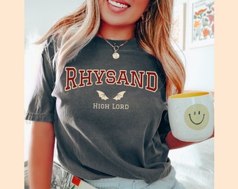 Rhysand ACOTAR Comfort Colors® shirt OFFICIALLY Licensed Sarah J Maas merch SJM booktok tee High Lord of the Night Court Feyre And Rhysand