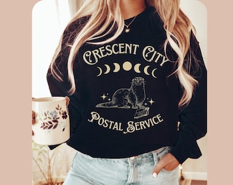 Crescent City Postal Service sweatshirt, OFFICIALLY LICENSED Sarah J. Maas sweater Sjm Merch House Of Earth And Blood Shirt Ruhn Danaan