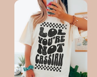 Cassian ACOTAR Comfort Colors shirt Team Cassian Licensed SJM merch Nesta Cassian Nessian Rhysand, Azriel Bat Boys booktok HOFAS Velaris tee
