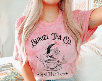Suriel Tea Co Comfort Colors® shirt, Acotar tshirt, Velaris tee,  SJM merch, A Court Of Thorns And Roses, Bookish book lover Fandom gifts