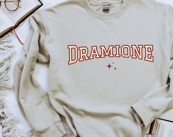 Dramione Sweatshirt, Draco fanstasy Wizard School Sweater, Dracotok shirt, bookish booktok merch, Dark Academia reading clothing