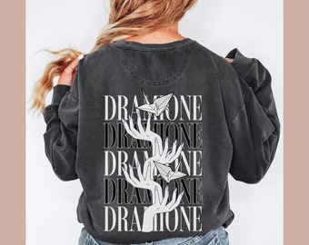 Sudadera Dramione Manacled Comfort Colors, suéter Dramione Fanfiction, camisa Wizard School Merch Booktok Bookish, ropa Dark Academia