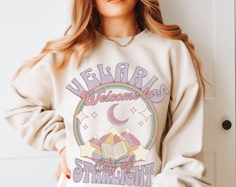 Velaris City Of Starlight Sweatshirt ACOTAR sweater LICENSED Sarah J. Maas SJM merch The Night Court Bat Boys Rhysand Feyre, Cassian Nesta