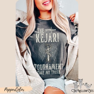 The Serpent and The Wings of Night shirt Kejari Tournament Comfort Colors® tee, Carissa Broadbent Officially Licensed merch Nightborn Nyaxia