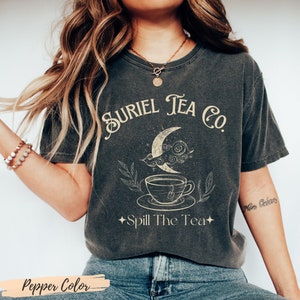 Suriel Tea Co Comfort Colors® shirt, Acotar tshirt, Velaris tee, SJM merch, A Court Of Thorns And Roses, Bookish book lover Fandom gift