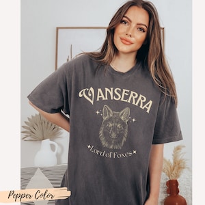 Lucien Vanserra Fox Boy SJM Comfort Colors® tee Officially LICENSED Sarah J. Maas merch Lucien Acotar Shirt Romance Reader Smut spicy book