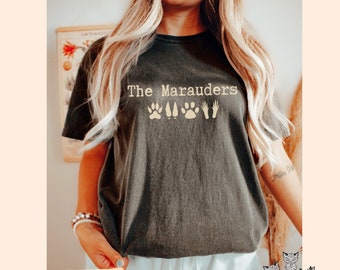 The Marauders Comfort Colors shirt Marauders book lovwer shirt, reading tee, Wizard world, Booktok bookstagram bookish merch gift