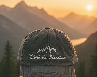 Climb the mountain ACOTAR hat Nesta Archeron Valkyrie Lady Death Vintage Embroidery Cap SJM LICENSED Merch Sarah J Maas gift Bookish dad hat
