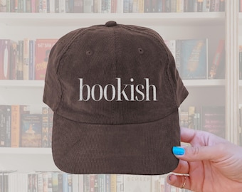 Bookish hat Vintage Well read woman bookish Embroidery Cap booktok merch Librarian Book worm club lover hat reading gift idea for her reader