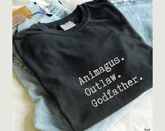 Retro Padfoot Comfort Colors shirt, The Marauders Wizard School Vintage tee, Fandom Booktok Bookish merch, Dark Academia reader clothing