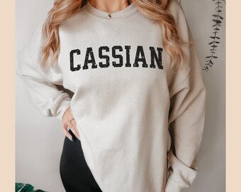 Cassian ACOTAR Sweatshirt, Cassian And Nesta Licensed SJM merch sweater, Illyrian Bat Boys Bookish Night Court Velaris booktok gift