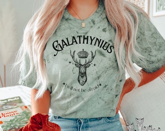 Throne of Glass Galathynius SJM Comfort Colors® tee, Officially LICENSED Sarah J. Maas merch Tog shirt Celaena Sardothien Terrasen bookish