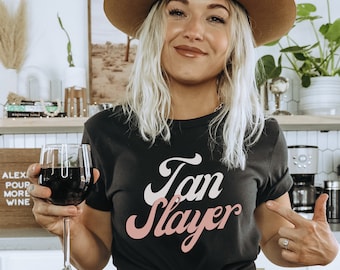 Tan Slayer Shirt, Spray Tan Artist tee, Beautician T-Shirt, Salon Shirt, Beauty Industry, Spray Tanning Gifts, Bronze  Sunless Tanning