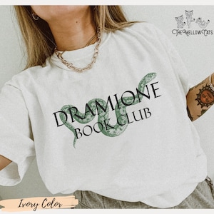 Dramione Manacled Comfort Colors shirt, Wizard School Vintage tee, Fanfiction Booktok Bookish merch, Dark Academia clothing gift for Readers