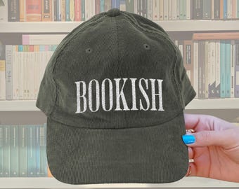 Bookish hat Vintage Well read woman smut reader Embroidery Cap booktok merch Librarian Book worm club lover hat reading gift idea for her