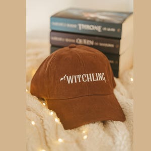Manon Blackbeak hat TOG Throne of glass Vintage Corduroy Embroidery Cap SJM LICENSED merch Abraxos The Thirteen gift for her