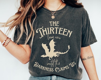 The Thirteen shirt Comfort Colors® tee TOG tshirt Sarah J Maas Throne of Glass Shirt Manon Blackbeak Throne of Glass Merch Bookish SJM Merch