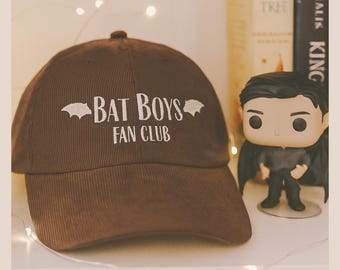 Bat Boys Fan club ACOTAR hat Rhysand Azriel Cassian Vintage Velaris the Night Court Embroidery Cap SJM LICENSED merch Sarah J Maas gifts