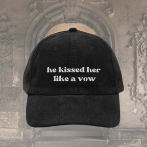 Dramione era hat Vintage bookish Embroidery Manacled Cap booktok merch Bookworm Bibliophile hat book club lover hat reading gift for her