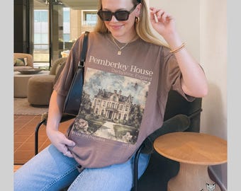 Pemberley est 1813 Pride and Prejudice Jane Austen merch Comfort Colors shirt Elizabeth & Darcy most ardently Fitzwilliam Darcy classic lit