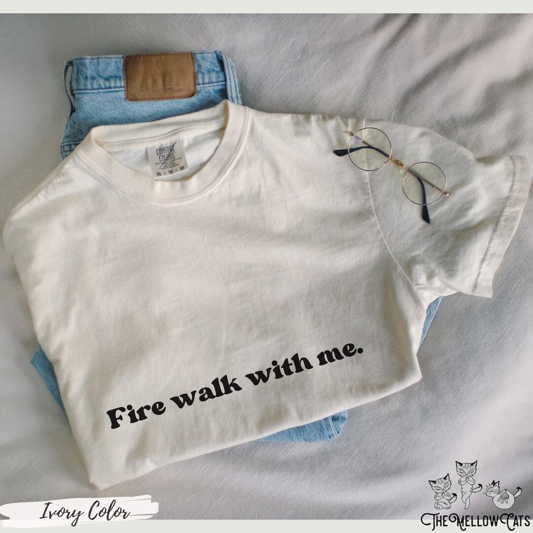 Maglietta Twin Peaks Uomo – Laura Palmer Fire Walk With Me – Cotone 100% – Nero