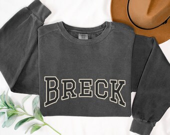 Breck Sweatshirt Comfort Colors, Après Ski Breckenridge Colorado bachelorette, Skier Sweater, Skiing Winter Hens' night Bridesmate ski gift