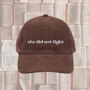 Dramione era hat Vintage bookish Embroidery Manacled Cap booktok merch Bookworm Bibliophile hat book club lover hat reading gift for her