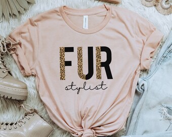 Fur Stylist shirt, Dog Groomer tee, Shirts For Dog Groomers, Pet Groomer tShirt, Dog Grooming, Dog Groomer Gift, Dog Stylist, Dog Salon