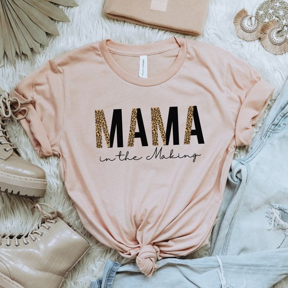 Womens Pregnancy Announcement Shirt Mom To Be - Mama In The Making Womens Pregnancy Announcement Shirt Mom To Be - Mama In The Making