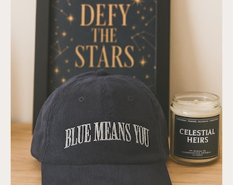 Gorra bordada de Zodiac Academy Gorra oficial de fandom Azul significa que eres Darcy Vega Orion Lance Lector Regalo para fans Mercancía de Zodiac Academy