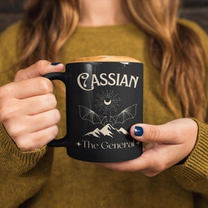 Cassian Acotar Mug A Court of Thorns and Roses coffe cup Sarah J Maas OFFICIALLY LICENSED merch SJM Bat Boys Illyria Bookish gift present