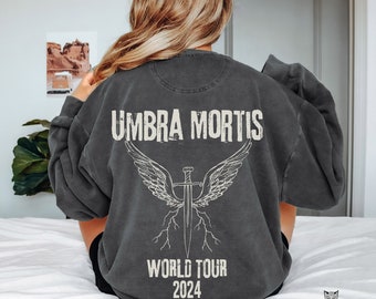 Umbra Mortis Crescent City Comfort Colors sweatshirt Hunt Athalar sweater LICENSED SJM Merch, Bryce Quinlan, House Of Earth And Blood HOSAB