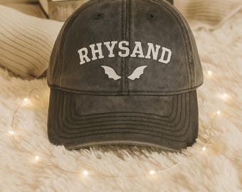 Rhysand ACOTAR hat acowar Vintage Embroidery Cap the Bat Boys SJM LICENSED Merch Sarah J Maas gifts Bookish dad hat Velaris the night court