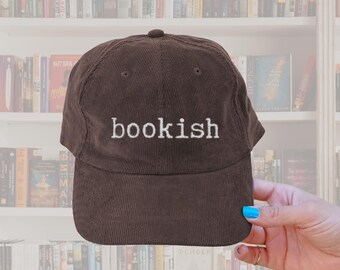 Bookish hat Vintage Well read woman bookish Embroidery Cap booktok merch Librarian Book worm club lover hat reading gift idea for her reader