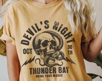 Devils Night Comfort Colors shirt, Four Horsemen tee, Dark Romance Bookish Booktok Smut spicy Smutty books Merch, Morally grey tshirt