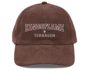 Kingsflame Terrasen hat Throne of glass Vintage bookish Manon Blackbeak Embroidery Cap booktok SJM LICENSED TOG merch sarah j maas gifts her