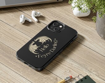 Hello Feyre Darling ACOTAR Iphone case A Court of Thorns and Roses mobile Case SJM OFFICIALLY licensed Sarah J. Maas Merch Feyre And Rhysand