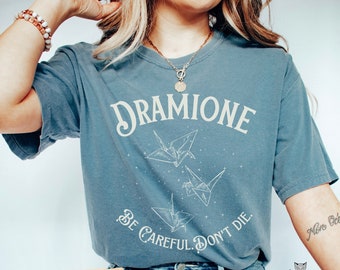 Dramione Manacled Comfort Colors shirt, Wizard School Vintage tee, Fanfiction Booktok Bookish merch, Dark Academia clothing gift for Readers
