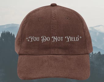 Throne of glass hat TOG Fireheart Vintage Terrasen Embroidery Cap SJM LICENSED merch Aelin Rowan Bookish gift idea for her to whatever end