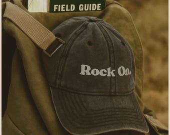 Geologist Vintage Hat Funny Geology Lover graduation Gift Rockhound Fossil Hunter Cap Mineral Collector Embroidered Hat Nature Rock Fan Cap