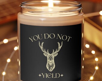 Fireheart You do not Yield Throne of Glass Candle 9oz TOG OFFICIALLY LICENSED Sarah J. Maas Merch Sjm Aelin Galathynius Rowan Terrasen Gift