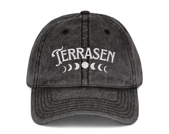 Terrasen Throne of glass hat Fireheart Vintage Embroidery Cap SJM LICENSED TOG Merch Sarah J Maas gifts for her Bookish to whatever end