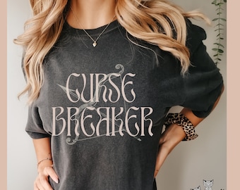 ACOTAR Cursebreaker shirt  Feyre Archeron Comfort Colors Sarah J Maas Licensed SJM merch, Feyre and Rhysand, Bat Boys, Night Court Bookish