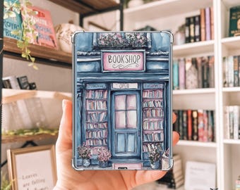 Kindle insert bookshop DIGITAL DOWNLOAD cute kindle insert printable kindle insert bookstore kindle insert for clear case, Kindle Decor