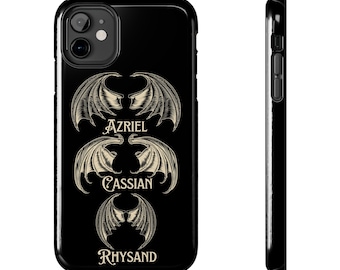Bat Boys wings Azriel Rhysand Cassian ACOTAR Tough Mobile Phone Case, Case-Mate SJM OFFICIALLY licensed Sarah J. Maas Merch Illyrians Gift